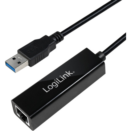 LogiLink USB 3.0 auf Gigabit Ethernet Adapter, schwarz