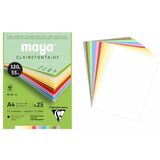 Clairefontaine tonpapierblock MAYA, din A4, 185 g/qm