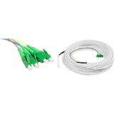 DIGITUS ftth Drop Kabel, Singlemode, 4 Fasern, 4 LC/APC, 30m