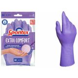 Spontex latex-handschuh Extra Comfort, Gre L, lila