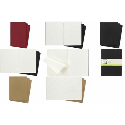 MOLESKINE Notizheft Cahier XL/A4, blanko, Karton, rot