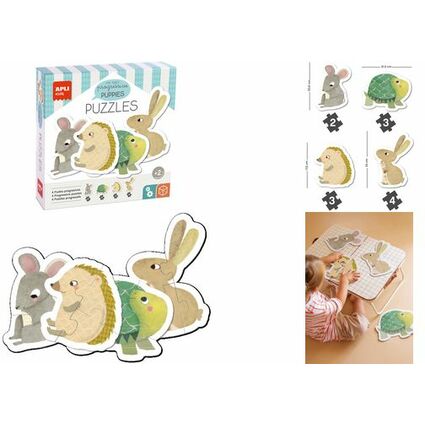 APLI kids Puzzle "My first Tierbabys", 12 Teile