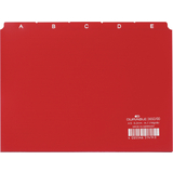 DURABLE karteiregister A - Z, PP, a5 quer, rot, 25-teilig