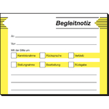 sigel haftformular "Begleitnotiz", 100 x 75 mm, 50 Blatt