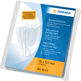 HERMA Ausweishlle, PP, 1-fach, 0,14 mm, Format: 76 x 107 mm