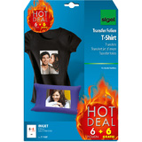 sigel t-shirt Inkjet-Transfer-Folien "HOT DEAL" Aktion,250my