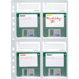 DURABLE Disketten-Hlle, fr 4 x 3,5" Disketten, din A4