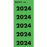LEITZ ordner-inhaltsschild "Jahreszahl 2024", grn