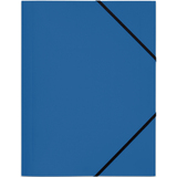 ELBA eckspannermappe Standard, din A4, aus PP, blau