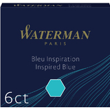 WATERMAN standard Tintenpatronen, blau, lschbar