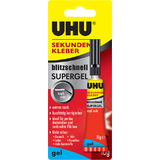 UHU sekundenkleber blitzschnell SUPERGEL, 10 g in Tube