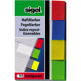 sigel haftmarker Transparent, 50 x 20 mm, 160 Blatt