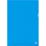 Oxford Sichthlle Premium, din A4, PVC, glasklar, blau, 25er