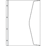 HETZEL Dokumenten-Prospekthlle, a4 berbreite, PVC, 0,13 mm