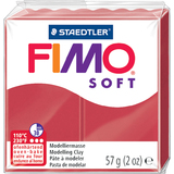 FIMO soft Modelliermasse, ofenhrtend, kirschrot, 57 g