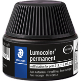 STAEDTLER lumocolor Refill station permanent, schwarz