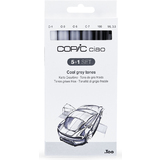 COPIC marker ciao, 5+1 set "Cool grey tones"