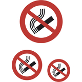 HERMA hinweisetiketten "Nicht rauchen", Folie, wetterfest