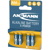 ANSMANN alkaline Batterie "X-Power", micro AAA, 4er Blister