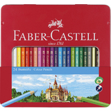 FABER-CASTELL hexagonal-buntstifte CASTLE, 24er Metalletui