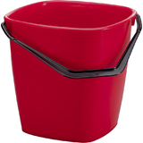 DURABLE putzeimer BUCKET, 14 Liter, rechteckig, rot