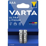 VARTA lithium Batterie ultra Lithium, micro (AAA), 2er Pack