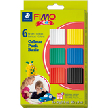 FIMO kids Modelliermasse-Set colour Pack "basic", 6er Set