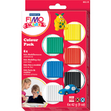 FIMO kids Modelliermasse-Set colour Pack "basic", 6er Set