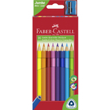 FABER-CASTELL dreikant-buntstifte Jumbo, 10er Etui