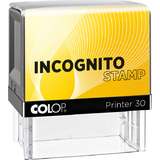 COLOP datenschutzstempel Incognito printer 30 LGT, gelb/