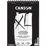 CANSON skizzen- und studienblock XL Black, din A4, schwarz