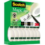 Scotch klebefilm Magic 810, 19 mm x 33 m, 24 Rollen