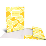 HERMA postmappe mit Gummizug, din A4, PP, gelb