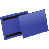 DURABLE Kennzeichnungstasche, magnetisch, din A5 quer, blau