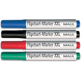 MAUL flipchart-marker XXL, sortiert, 4er Set