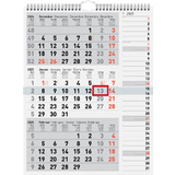 rido id wandkalender 3-Monatskalender kombi Planer 3, 2025