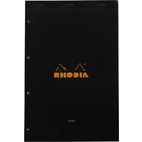 RHODIA notizblock No. 20, din A4+, franz. Lineatur, schwarz