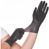 HYGOSTAR latex-handschuh "DIABLO", XL, schwarz, puderfrei