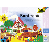 folia Glanzpapier-Bastelheft, 230 x 250 mm, 12 Blatt