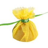 HYGOSTAR lemon Wrap, gelb, mit grner Krawatte