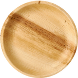 PAPSTAR palmblatt-teller "pure", rund, 230 mm, 25er