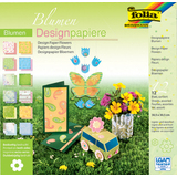 folia designpapierblock "Blumen", 305 x 305 mm, 12 Blatt