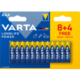 VARTA alkaline Batterie longlife Power, micro AAA, Sparpack