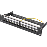 DIGITUS 10" modular Patch panel fr keystone Module, 12-Port