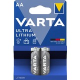 VARTA lithium Batterie ultra Lithium, mignon (AA), 2er Pack