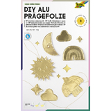 folia Prgefolienmappe, 185 x 290 mm, 3 Blatt, gold