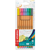 STABILO fineliner point 88 pastel Colors, 8er Kartonetui