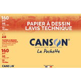 CANSON technisches Zeichenpapier, din A4, 160 g/qm, wei