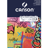 CANSON Zeichenpapier-Block, 210 x 297 mm, wei, 90 g/qm