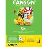 CANSON zeichenblock Kids, din A4, 90 g/qm, 30 Blatt